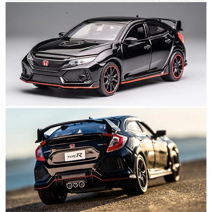 Gambar Diecast Honda civic type R scala 32 - Hitam dari cassavatoys undefined Tokopedia