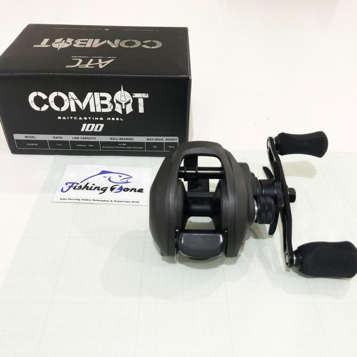Gambar ATC COMBAT Baitcasting Reel 101 Handle Kiri / 100 Handle Kanan Terbaik - CB100 (Kanan) dari Fishing zone undefined Tokopedia