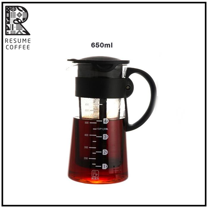 Gambar Resume Coffee Cold Brew Pot untuk Kopi dan Teh - Bahan Kaca Tahan Panas Kapasitas 1000ml Mudah Dibersihkan - 650ml dari Resume.coffee undefined Tokopedia