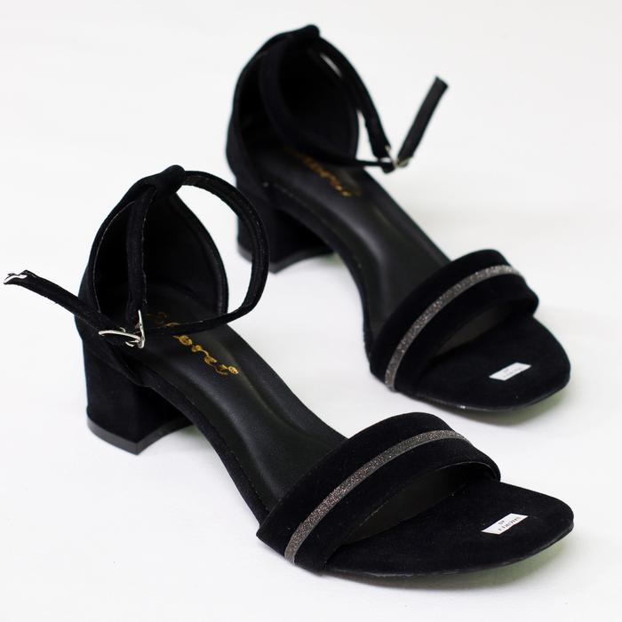 Gambar Sandal Sepatu High Heels Wanita Hak Tahu 5cm | MD 13 - Hitam, 39 dari SHOREI STORE undefined Tokopedia