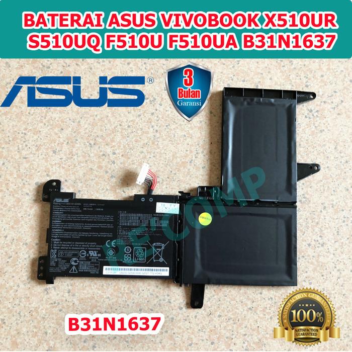 Batteria ASUS B31N1637 Compatibile Per VivoBook X510, S15 E Modelli F510 - 42Wh 11.52V - Foto 4