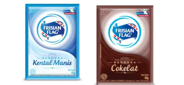 Gambar SUSU FRISIAN FLAG Sachet COKELAT & PUTIH - SUSU KENTAL MANIS BENDERA - Cokelat dari Toserbaku.sby undefined Tokopedia
