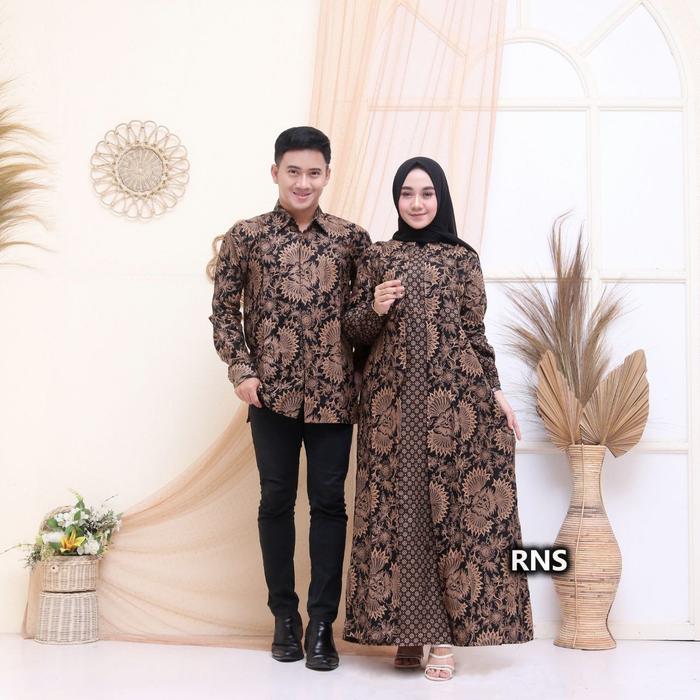 Gambar Cople Batik Keluarga Terbaru//Seragam Batik Keluarga - Gamis Anak, XL dari ALRASKA STORE_NEW undefined 4 Tokopedia