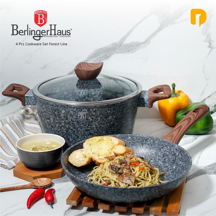 Gambar Panci Set Berlinger Haus 4pcs Cookware Metallic Line Carbon Edition - Forest Line dari Mitra Perabotan 21 undefined Tokopedia