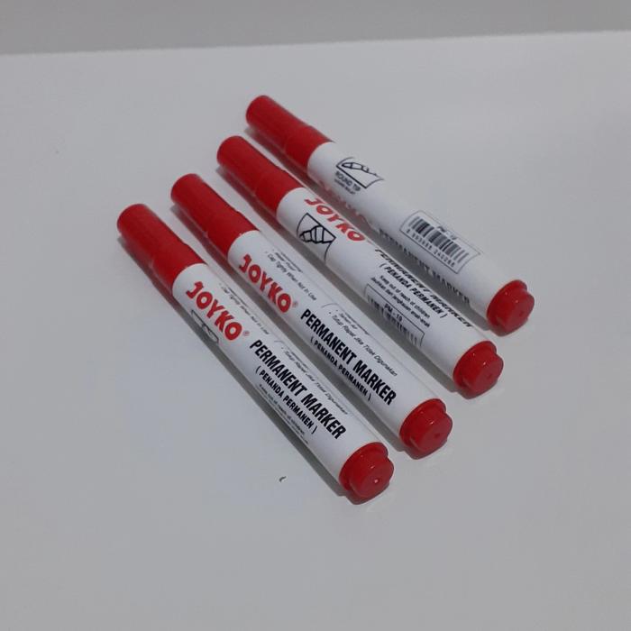 Gambar Spidol Permanent Marker Joyko - Merah dari Irmaska undefined Tokopedia