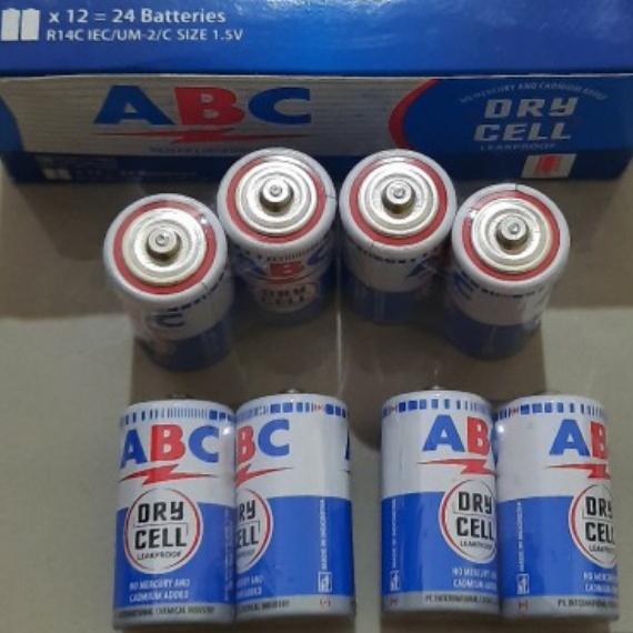 Jual Baterai ABC Tanggung R14 size C Biru isi 2 - Jakarta Utara ...