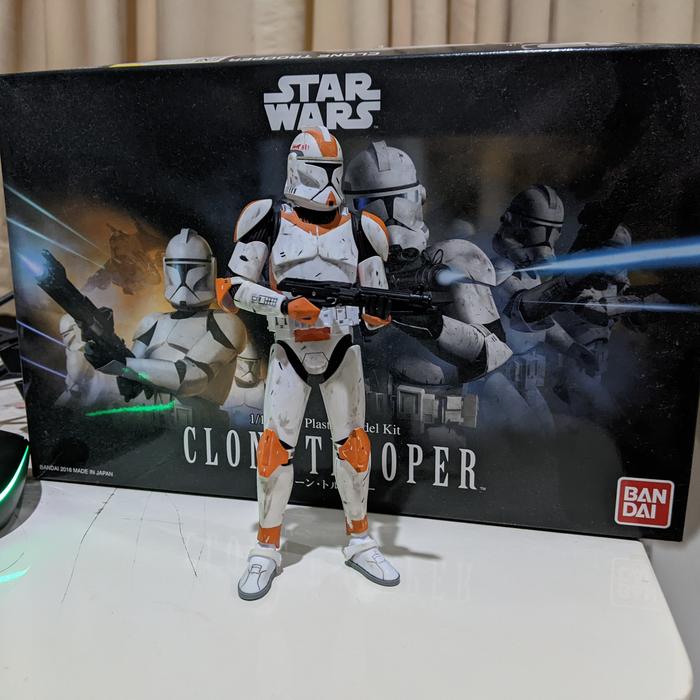 Gambar Clone trooper model kit custom dari ubibiisecondhand undefined Tokopedia