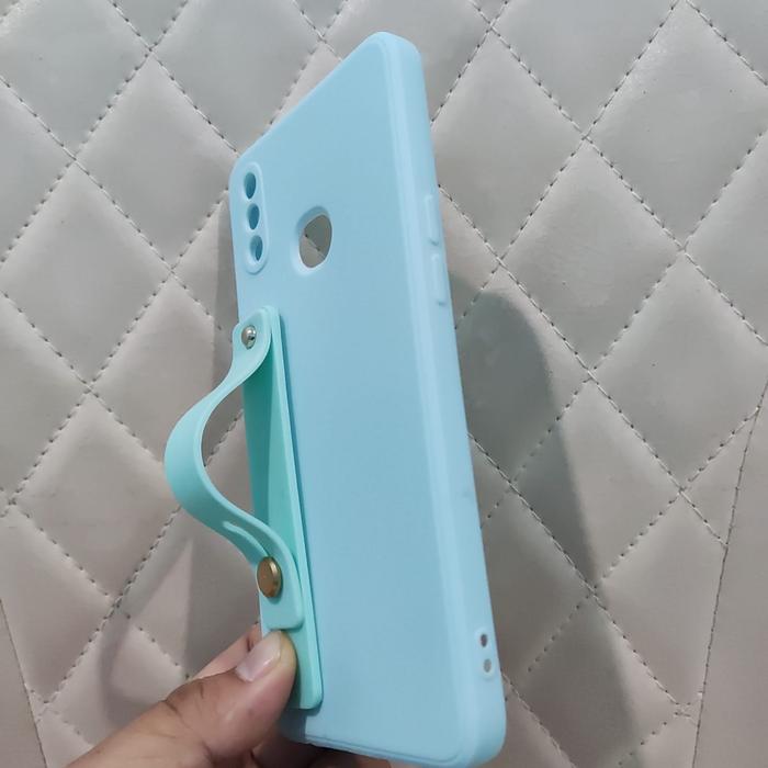 Gambar CASE HANDSTAND OPPO A3s A5s A15 A31/A8 A37/NEO9 A54 F1S A71 A83 A1K - BLUE, A31/A8 dari suksesstoreee undefined Tokopedia