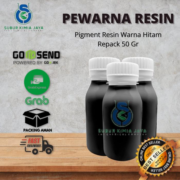 Gambar Pigment Pewarna Resin 50 gr / Pigmen Resin - Hitam dari CV SUBUR KIMIA JAYA undefined Tokopedia