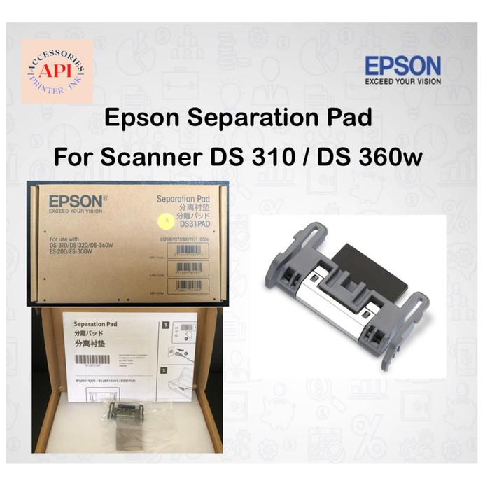 Jual Epson Separation Pad For Scanner DS310 DS360w B12B819271 Resmi Kota Bandung API
