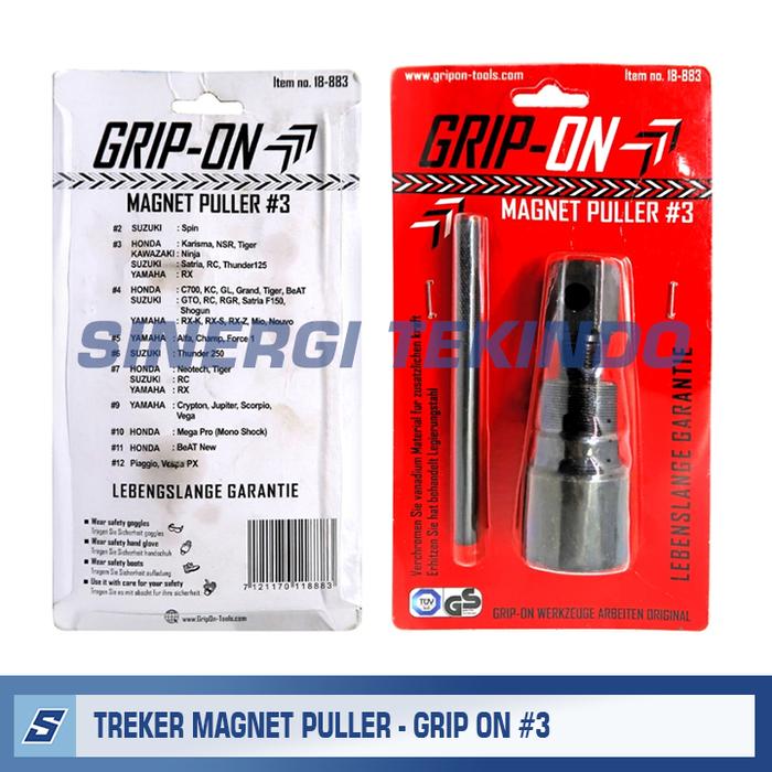 Gambar Treker Magnet Puller [No 3] - GRIP ON #3 Honda Yamaha Kawasaki Suzuki dari SINERGITEKINDO undefined Tokopedia