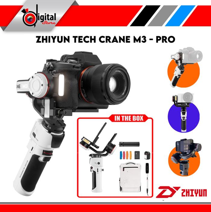 Jual Zhiyun Tech CRANE M3 PRO 3-Axis Handheld Gimbal Stabilizer