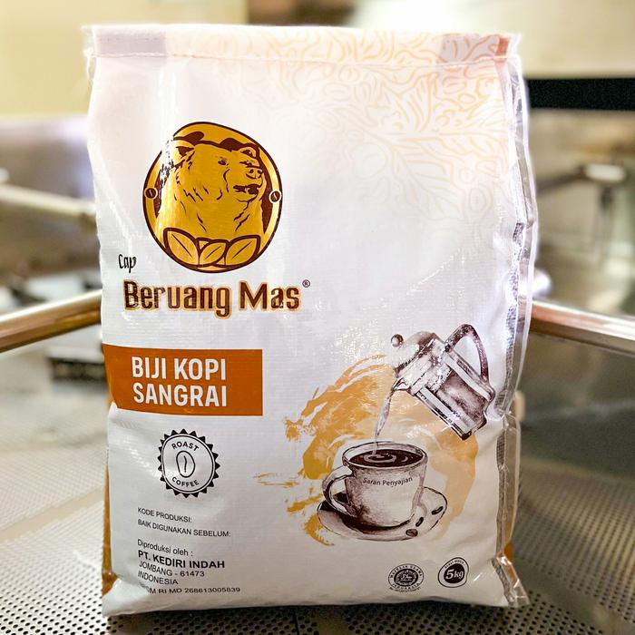 Gambar 10 kg Kopi Biji Sangrai Beruang Mas (5kg x 2) dari Beruang Mas Coffee undefined Tokopedia
