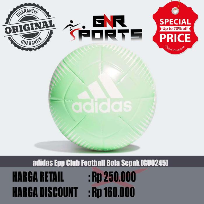 Jual BOLA adidas Epp Club Football Bola Sepak [GU0245] Original 100% - Kab.  Pemalang - GnRsports Official | Tokopedia