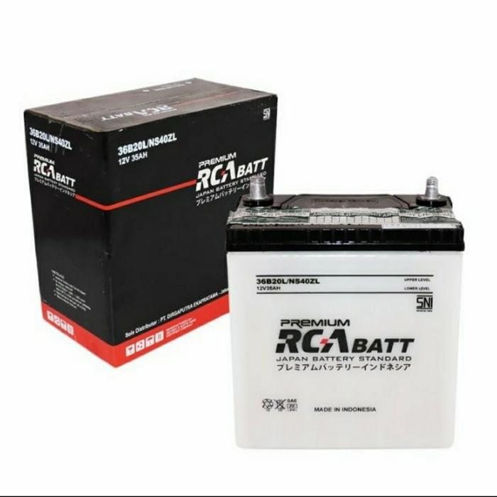 Gambar AKI BATERAI BASAH RCA BATT PREMIUM NS40ZL/36B20L MOBIL AGYA SIGRA JAZZ dari GENSETPART88 undefined Tokopedia