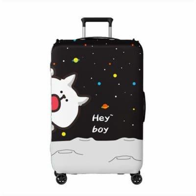 Gambar Sarung koper elastis / Luggage cover print premium SIZE M 22 - 24 INCH - HEY BOY dari tyaz online shop undefined Tokopedia