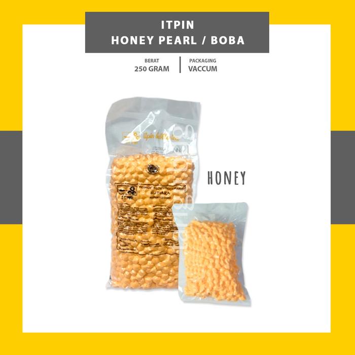 Gambar TOPPING BOBA ITPIN ANEKA RASA 250GR - TOPPING MINUMAN BUBBLE BOBBA - HONEY BB dari Tarigu Bandung undefined Tokopedia