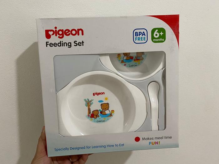Gambar Pigeon Feeding Gift Set Mini Paket Kado Perlengkapan Tempat Makan Bayi dari BEBY BAS SHOP undefined Tokopedia