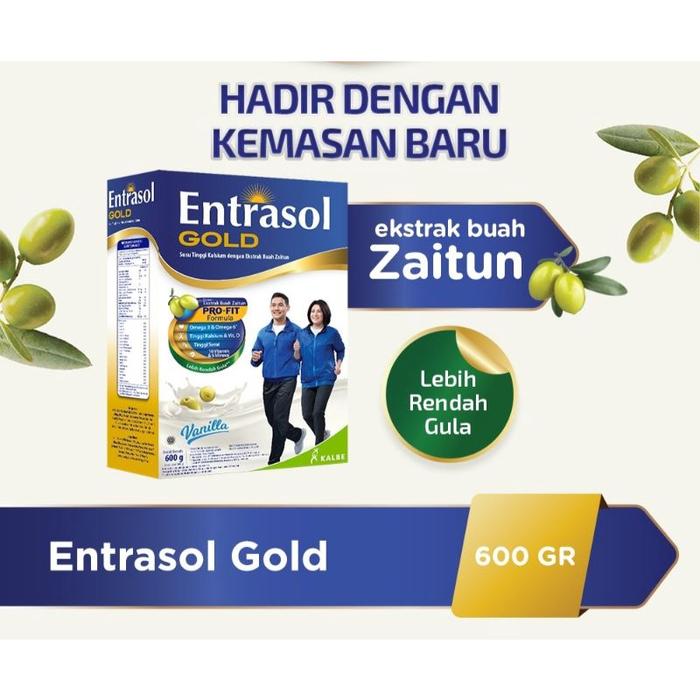 Gambar Entrasol Gold Vanila/ Coklat 600 gr Susu Tinggi Kalsium - VANILA 600 dari TOKO_SELAMAT DATANG undefined Tokopedia