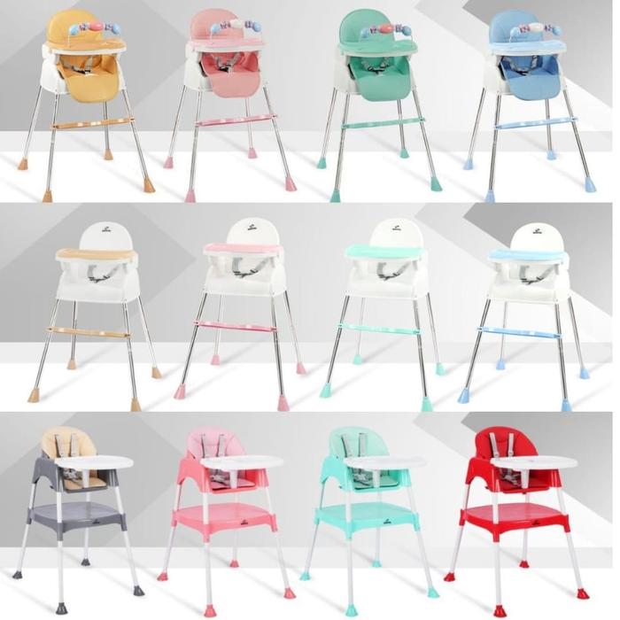 SpaceBaby Space Baby Seat High Chair Kursi Makan SB917 SB918 SB919 SB  917, GREEN di Hazelcare Tokopedia