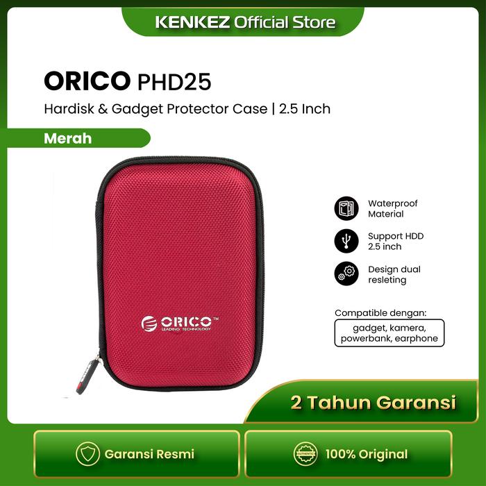 Gambar ORICO PHD-25 HDD / Hardisk 2.5" & Gadget Protector Case [FS] - Merah dari Kenkez-com undefined Tokopedia