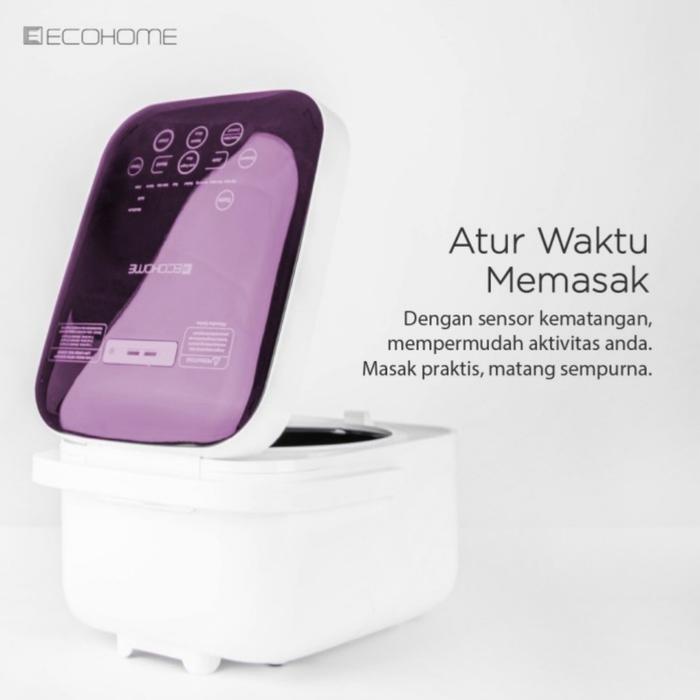 Gambar ECOHOME Low Carb Rice Cooker - Ricecooker Low Carbo Rendah Karbo Gula - Lavender dari Doyanmasak.id undefined Tokopedia