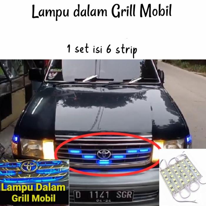 Gambar LAMPU DALAM GRILL MOBIL LAMPU VARIASI MOBIL - Putih dari Daniel Variasi undefined Tokopedia