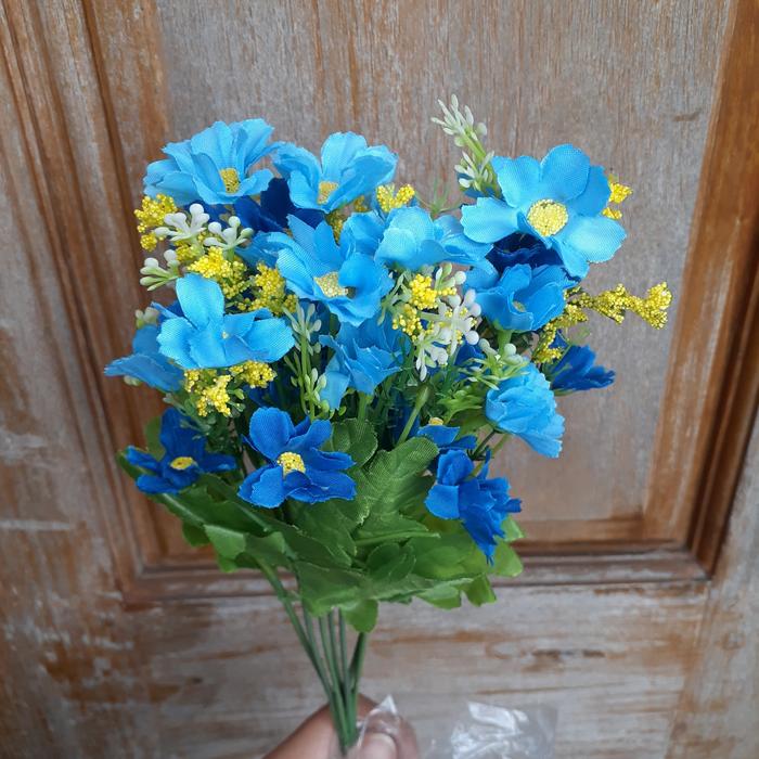 Gambar Krisan - Tanaman Hias Plastik Bunga Artificial Murah Bunga Palsu COD - kuning-oren, pot kecil dari Florist Hantaran undefined 5 Tokopedia