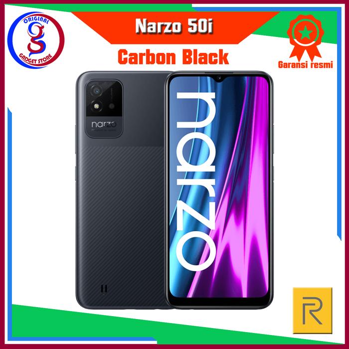 Gambar Realme Narzo 50i Ram 4GB Internal 64GB Garansi Resmi - Carbon Black dari Original Gadget-Store undefined Tokopedia