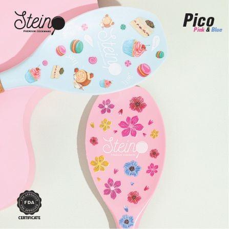 Gambar Stein Steincookware Pico Spatula Sutil Spoon Kayu Akasia Tahan panas - Blue dari piepiebakewareofficial undefined Tokopedia