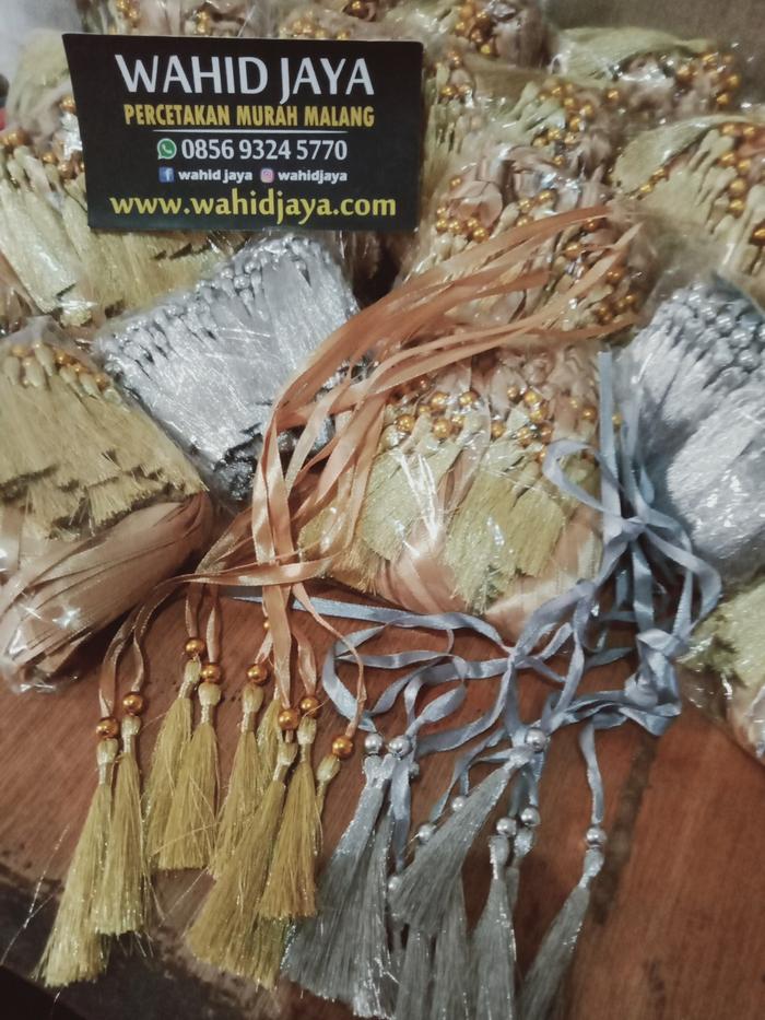 Gambar Pita Rumbe Yasin (Pita Kuncir Yasin) - Emas, 10 dari Wahidjaya malang undefined Tokopedia
