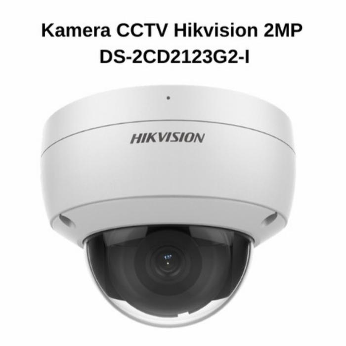 Gambar IP CAMERA HIKVISION DOME DS-2CD2123G2-I 2MP IPCAM 120dB WDR dari Cengli Store undefined Tokopedia