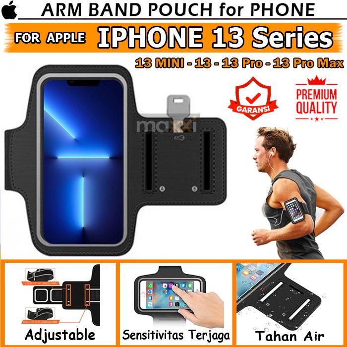 Jual iPhone 13 Mini Pro Max Arm Band Pouch Sarung Case HP Lengan