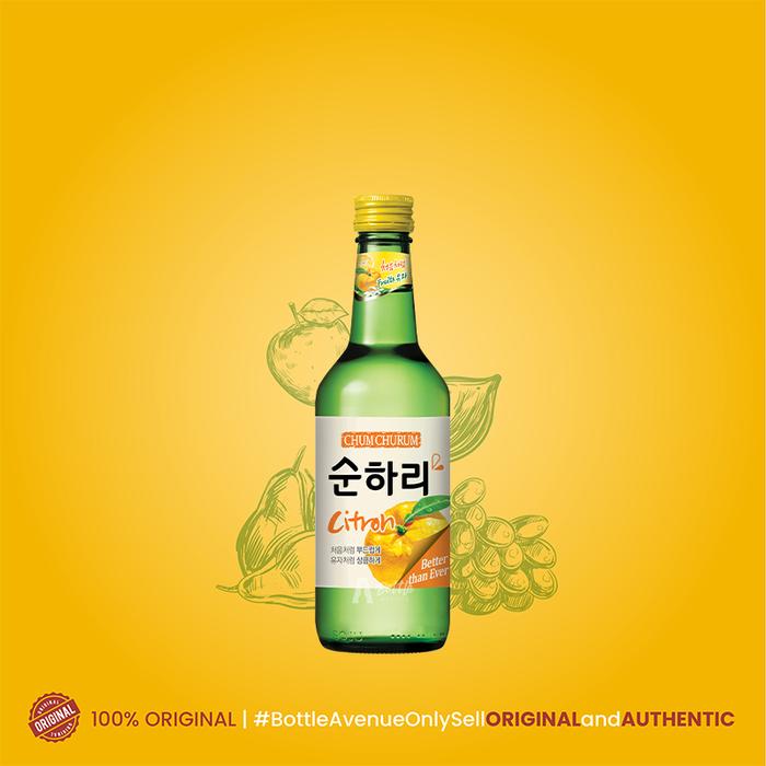 Gambar Soju Import Chum Churum Soju Korea Rasa Lengkap 360 Ml - Citron dari BottleAvenue.id undefined Tokopedia