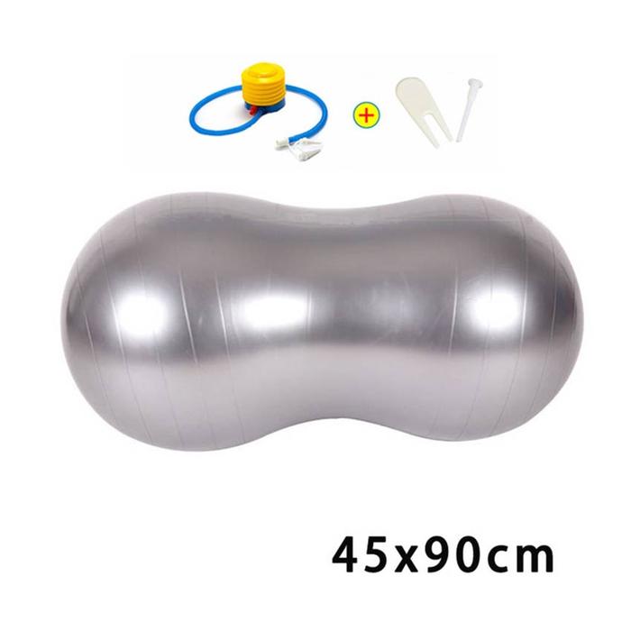 Gambar Peanut Gym Ball Stability Bola Hamil Bola Yoga Pilates ball Anti Burst - Abu-abu dari FunToys711 undefined Tokopedia