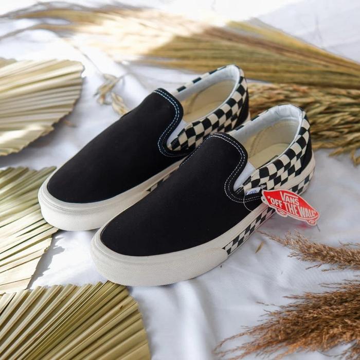 Jual Vans Slip On Sidewall Checkerboard 40 Sidoarjo