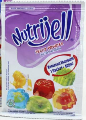 Gambar NUTRIJELL 10 GRAM 30 GR JELLY POWDER PUDING PLAIN COKLAT SUSU MANGGA - ECO ANGGUR 10gr dari Jojo Shop Official undefined Tokopedia