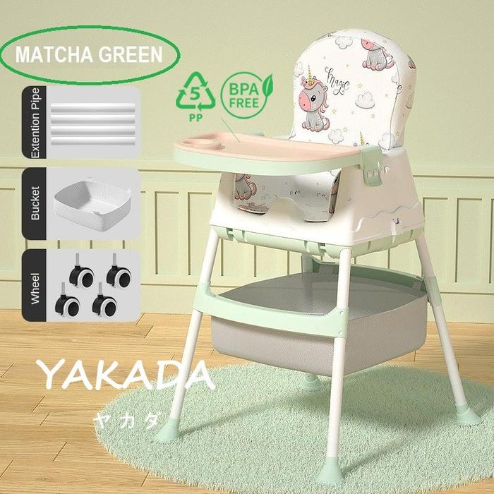Gambar Baby Chair Booster Seat 3 Position Anti slip Kursi Makan Bayi Y-CH1 - MATCHA GREEN dari Kioslunchbox bogor undefined Tokopedia