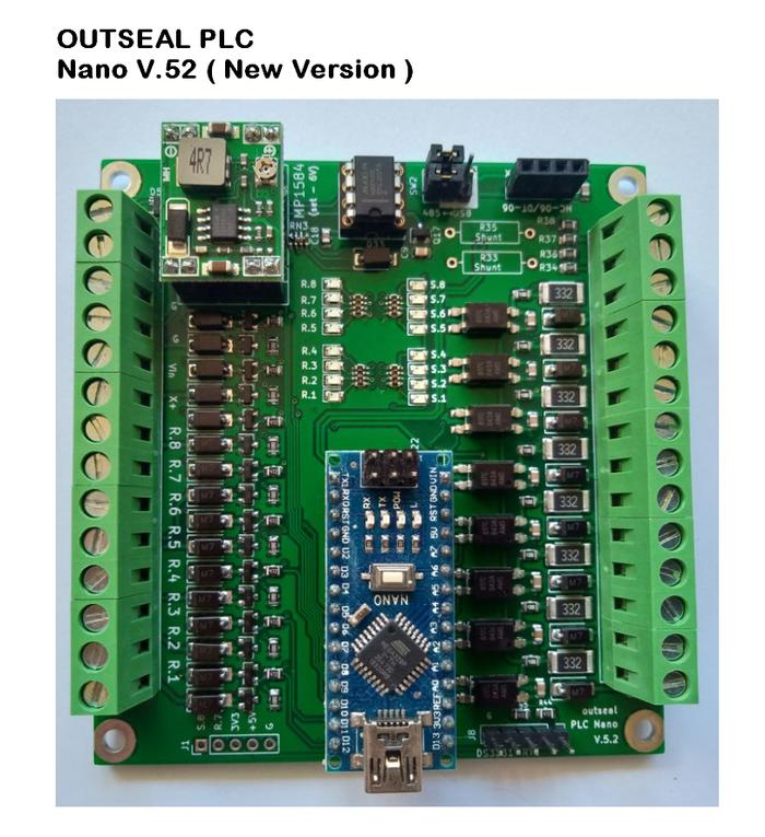 Gambar PLC Nano V.5 Board Support Outseal Studio - Full Nano dari Tekno Kreasi Elektronik undefined Tokopedia