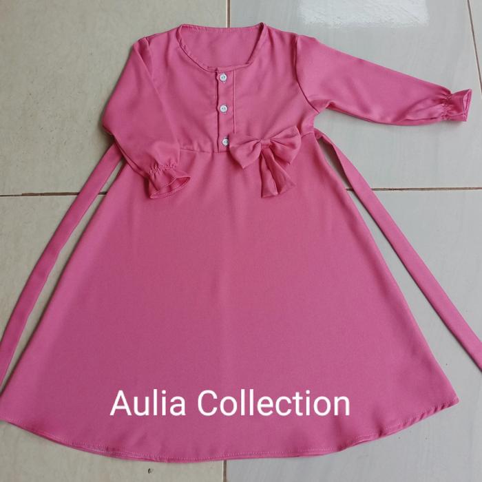 Gambar Gamis syar'i anak 1 thn (konveksi) - pink, 6-18bln dari AUL Shop Collection undefined Tokopedia