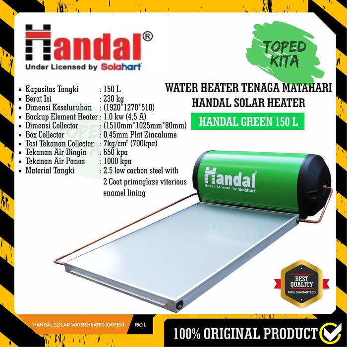 Jual Solar Water Heater Handal Green Solahart | Pemanas air tenaga surya -  Kab. Cilacap - Toped Kita | Tokopedia
