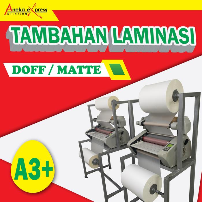 Gambar Laminating / Laminasi size A3 - Doff - Matte dari Aneka eXpress Print undefined Tokopedia