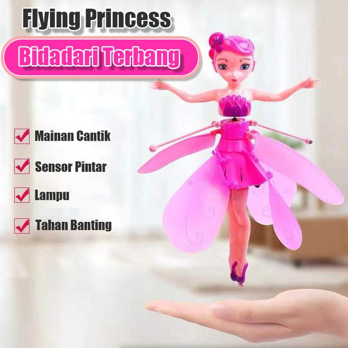 Gambar Mainan Pesawat Anak dengan infrared/Sensor Tangan Flying Helikopter - Cewek pink dari Toko Departmen undefined Tokopedia