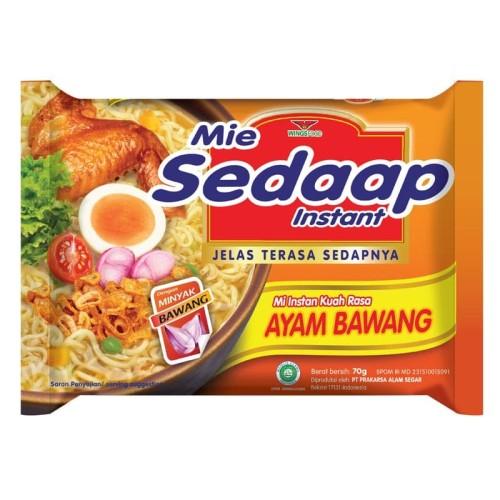 Gambar MIE SEDAAP INSTAN KUAH 3 VARIAN RASA - AYAM BAWANG dari toserbasupersemper undefined Tokopedia