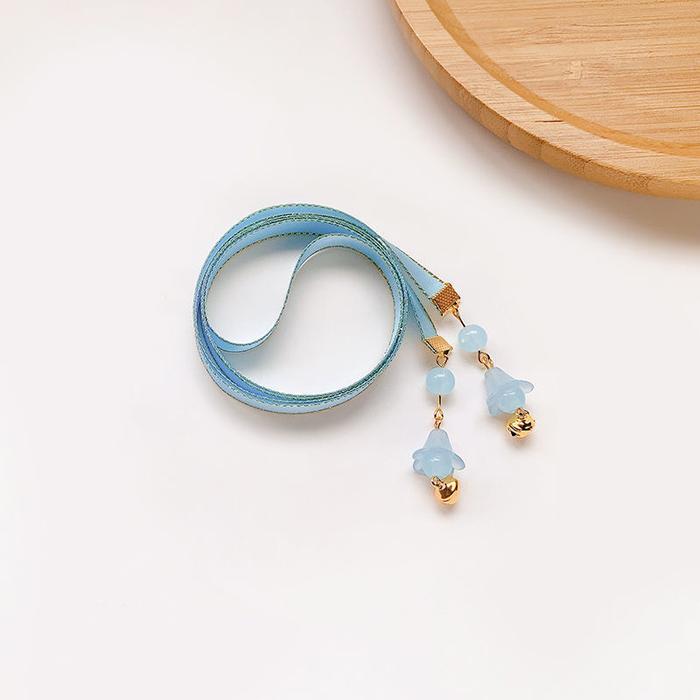 Gambar Pita Panjang Kerincing Aksesories Rambut Kepang Murah Pita Rambut Anak - PITA PJG - BIRU dari MadisonShop undefined Tokopedia