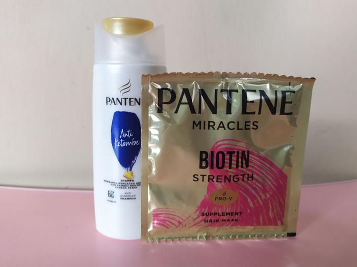 Gambar Shampoo Pantene | Pantene Shampoo Travel Kecil | Pantene Shampoo 70ml - Shampoo+Biotin dari Rirara.On undefined 4 Tokopedia