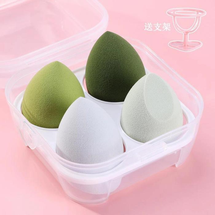 Gambar 4pcs Soft Spons Sponge Beauty Blender Blush Makeup 4 pcs - Green dari Sentra Jaya Shops undefined Tokopedia