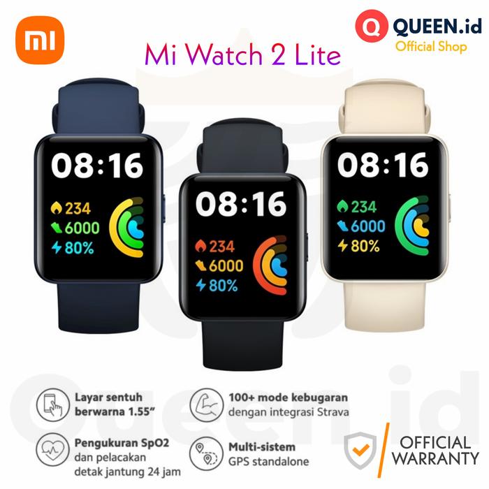 Jual Xiaomi Redmi Mi Watch 2 Lite Smart watch GPS SpO2 Sport Smartwatch 2 -  BLACK - Kab. Tangerang - QUEEN-id | Tokopedia