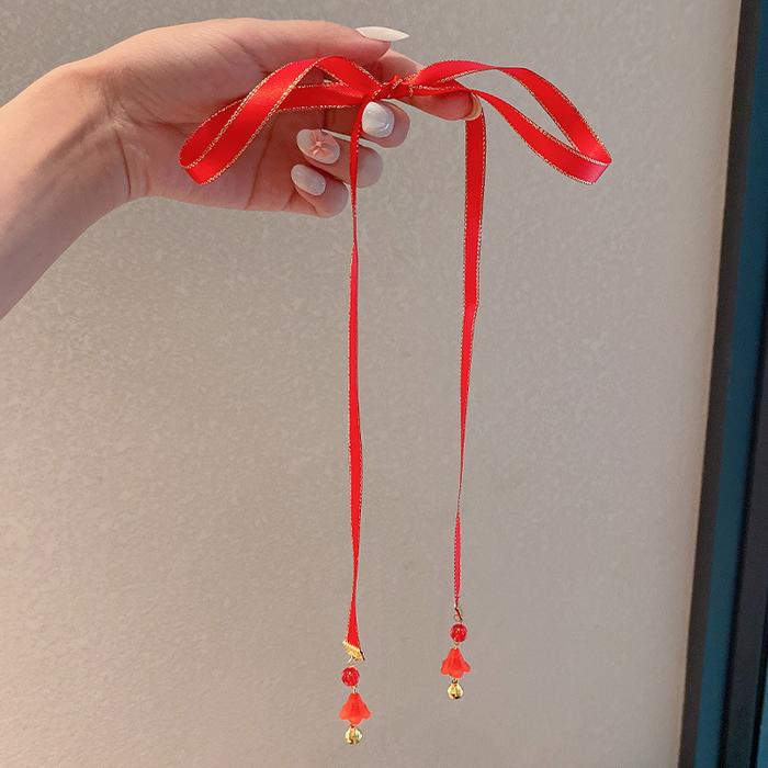 Gambar Pita Panjang Kerincing Aksesories Rambut Kepang Murah Pita Rambut Anak - PITA PJG- MERAH dari MadisonShop undefined Tokopedia