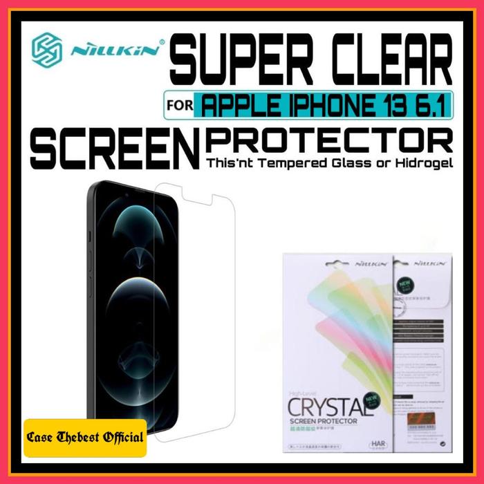 Gambar IPHONE 13 / PRO / MAX / MINI NILLKIN ORIIGNAL SUPER CLEAR SCREEN GUARD - Clear, 13 6.1 dari Case Thebest undefined Tokopedia
